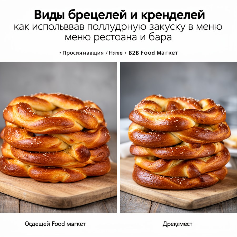 Сравнение и ориентиры по теме: Виды брецелей и кренделей: как использовать популярную закуску в меню ресторана и бара