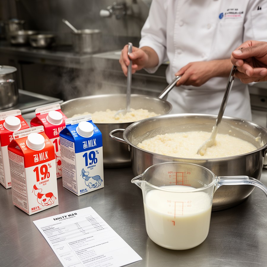 Выбор молока для каш и соусов на профессиональной кухне