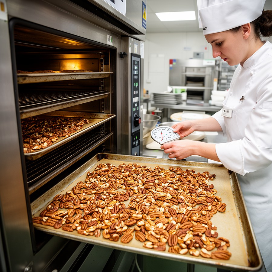 Обжарка орехов в кондитерском производстве