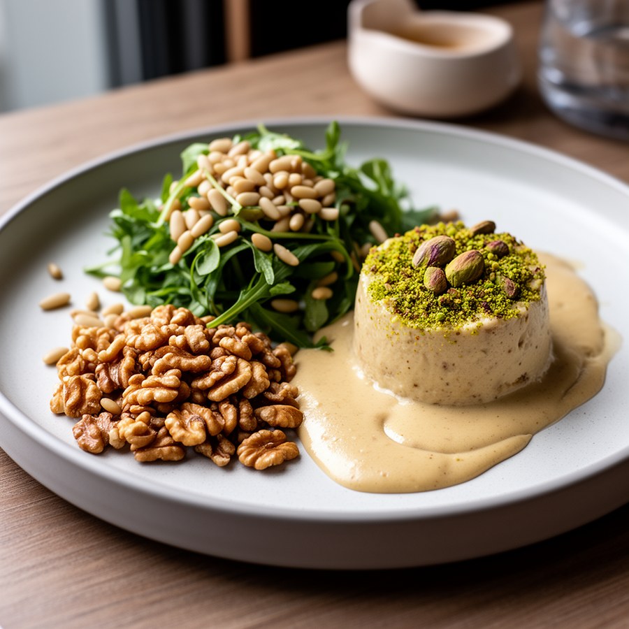 Примеры применения разных орехов в меню ресторана
