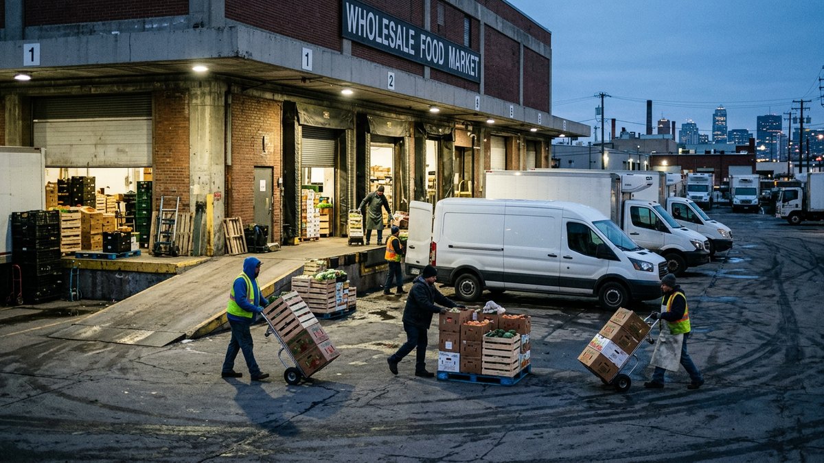 Оптовый рынок — закупка продуктов для магазина