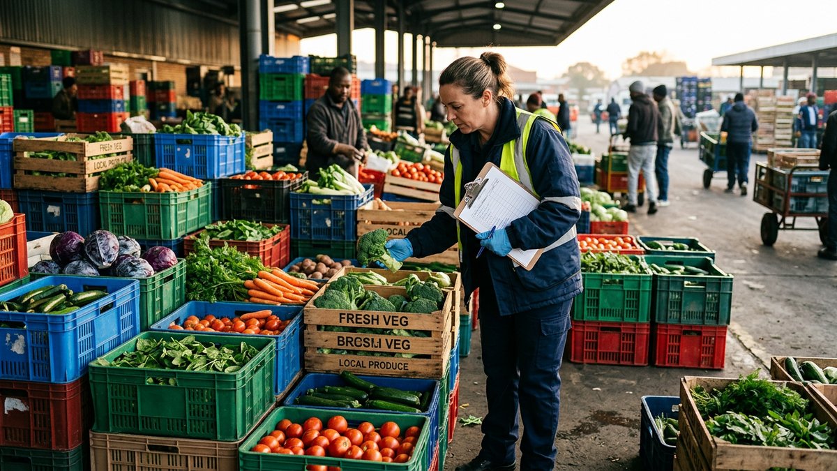 Контроль качества овощей на оптовом складе